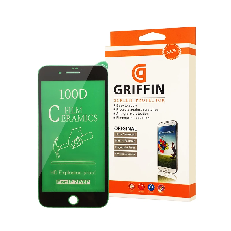 محافظ صفحه نمایش سرامیکی گریفین مدل FLCRG GN me مناسب برای گوشی موبایل اپل iPhone 8 Plus 
