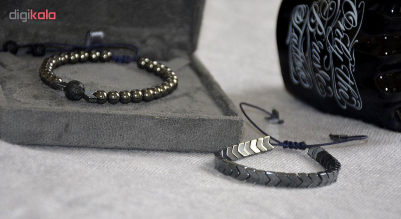 دستبند گالری میشکا مدل مهیار مجموعه ۲ عددی