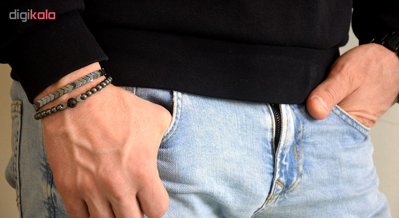 دستبند گالری میشکا مدل مهیار مجموعه ۲ عددی