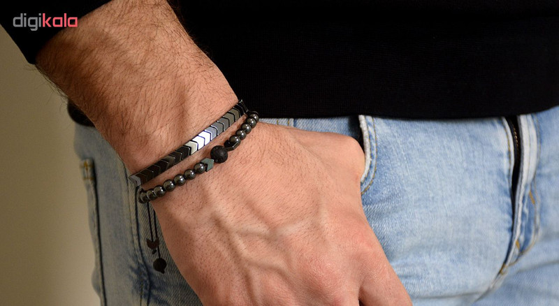 دستبند گالری میشکا مدل مهیار مجموعه ۲ عددی