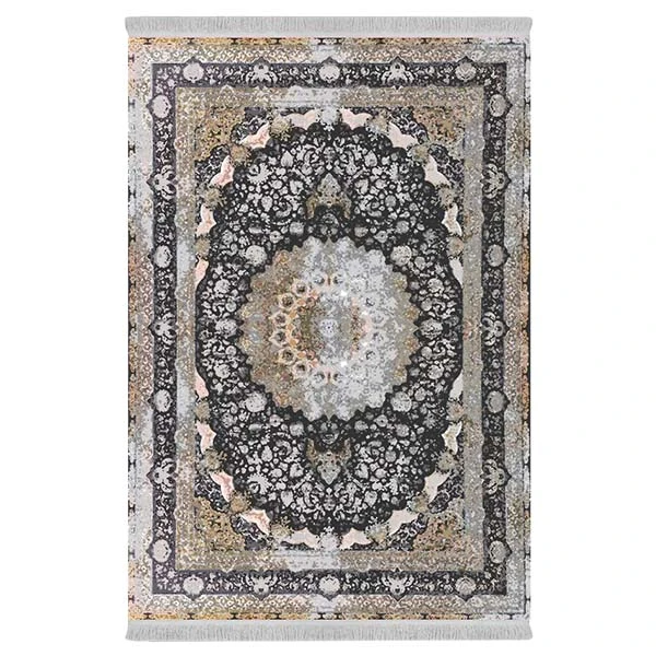 فرش پارچه‌ای دفه مدل فرشینه طرح مدرن کد 125