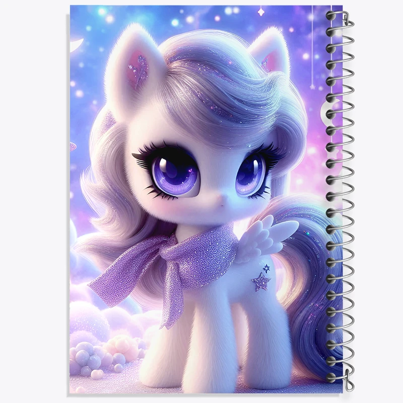 دفتر لیست خرید 50 برگ خندالو طرح اسب تک شاخ کیوت کد F5358