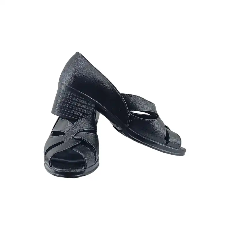 صندل زنانه مدل نگار رنگ مشکی