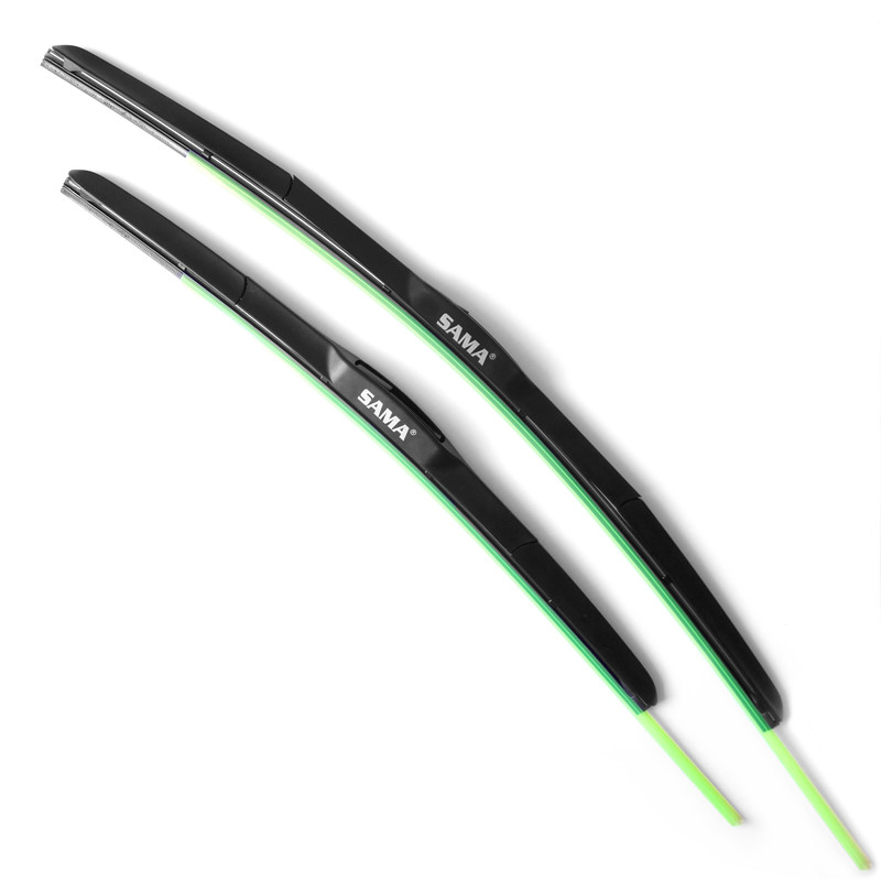 تیغه برف پاک کن ساما وایپر بلید مدل هیبرید مناسب برای پژو 207 بسته دو عددی