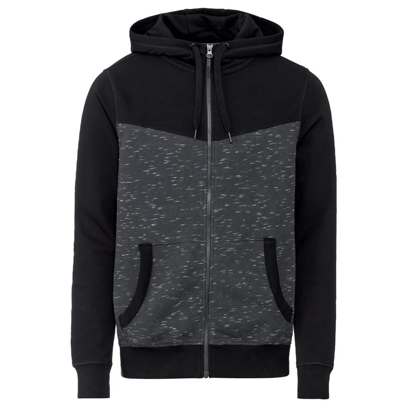 سویشرت مردانه مدل دورس هاشور کد L1V2025PatBLK رنگ مشکی