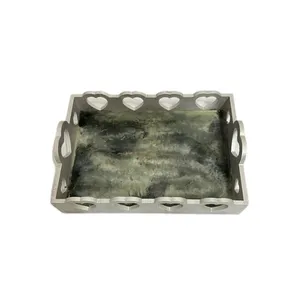 سینی مدل  رزین طرح سنگ