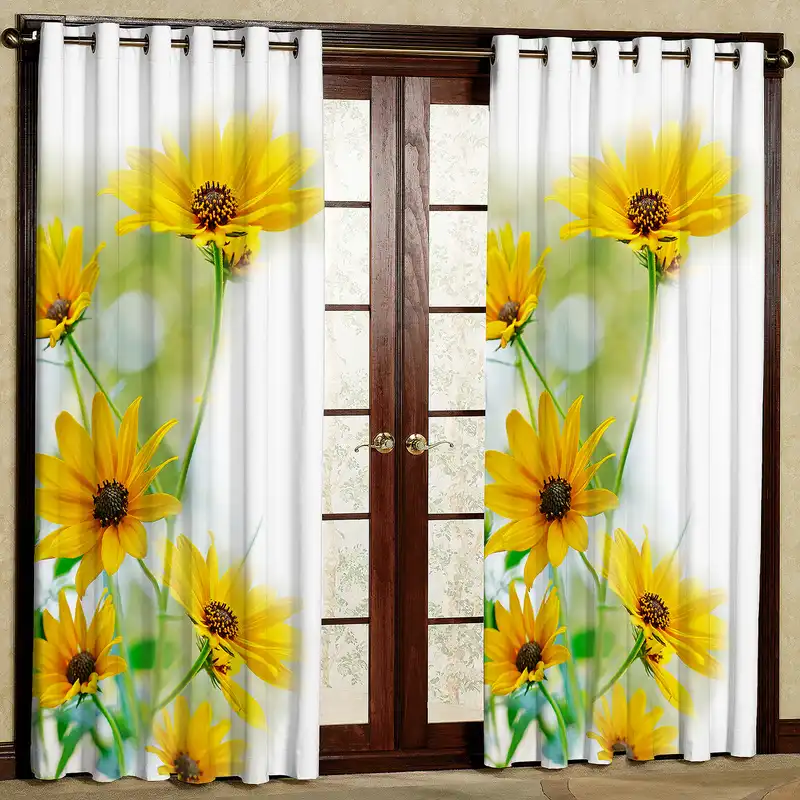 پرده مدل گلدار مخمل پانچی کد 4043 سایز 200x140 سانتی متر