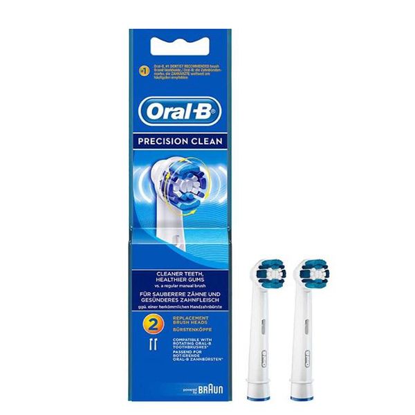 سری مسواک برقی اورال بی مدل Oral-B Precision Clean بسته 2 عددی -  - 1