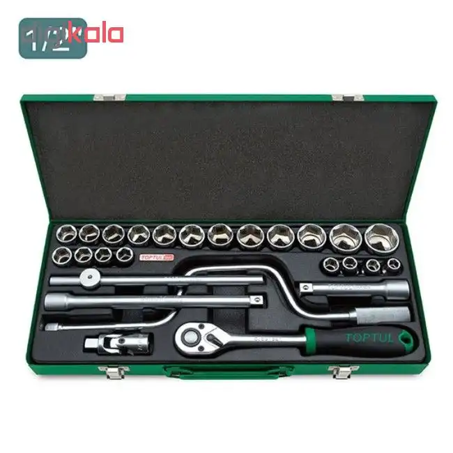 جعبه 26 عددی آچار بکس تاپ تول مدل GCAD2607