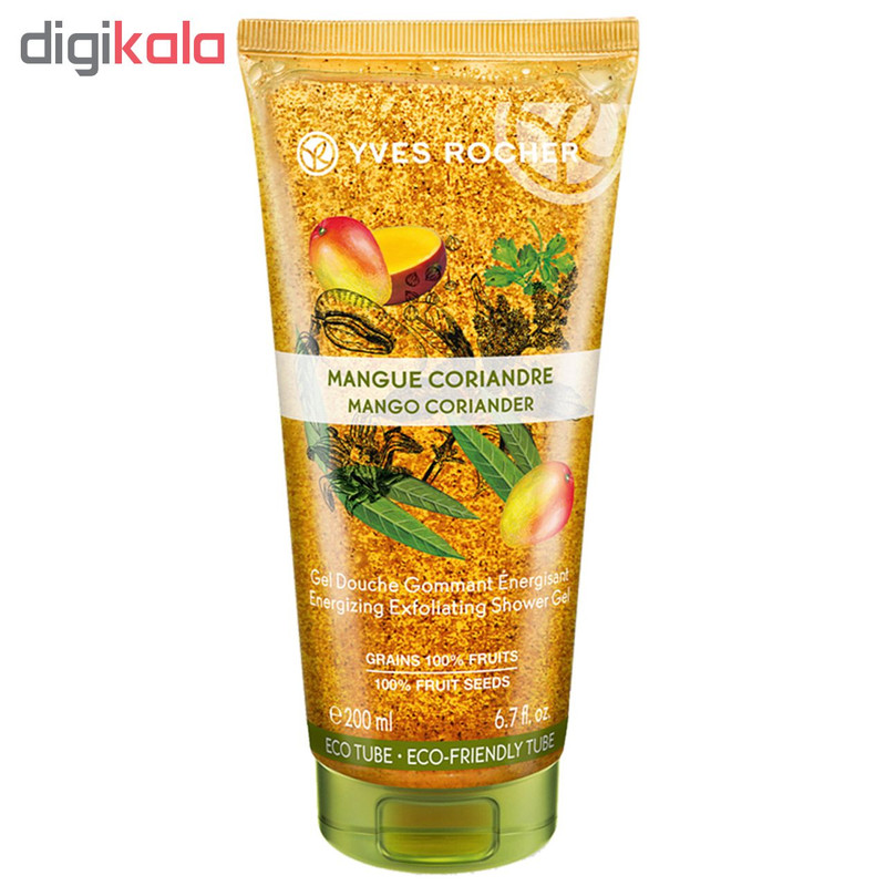 ژل شستشو بدن ایو روشه مدل Mango Coriander حجم 200 میلی لیتر