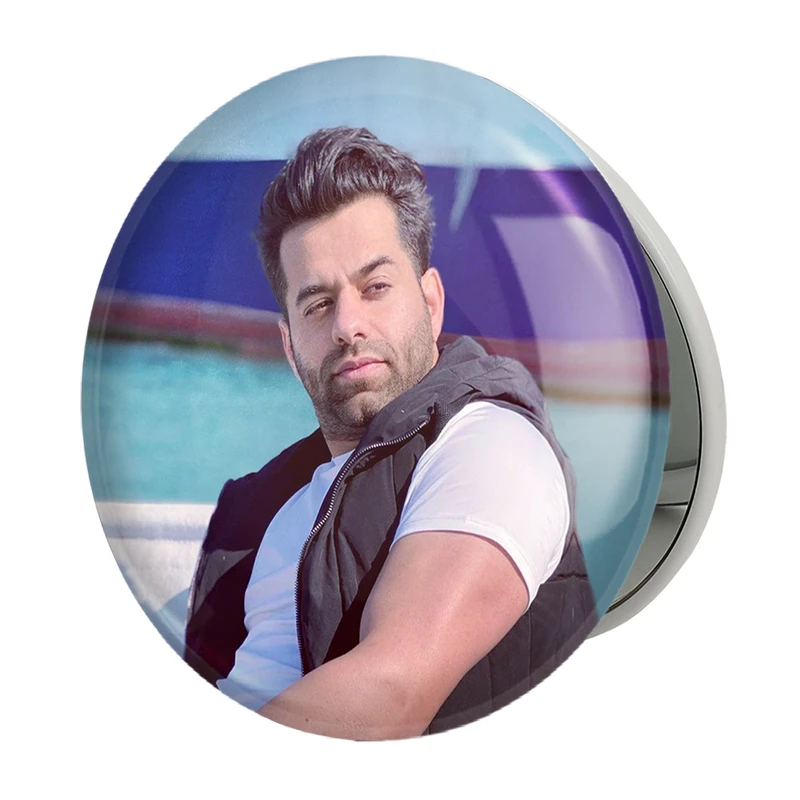 آینه جیبی خندالو طرح رضا بهرام مدل تاشو کد 4010 