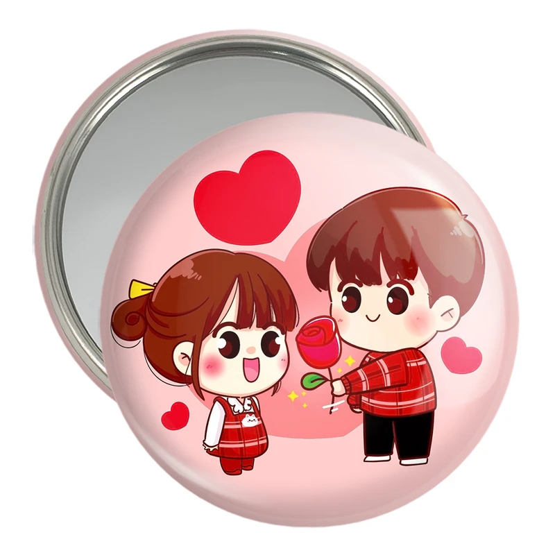 آینه جیبی خندالو مدل عاشقانه کد 27119