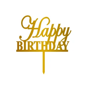 تاپر کیک تولد مدل happy birthday کد H05