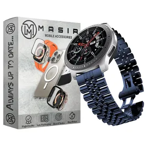 Masir 5bead Stainless Butterfly Strap suitable for Galaxy Watch Active 2 44mm