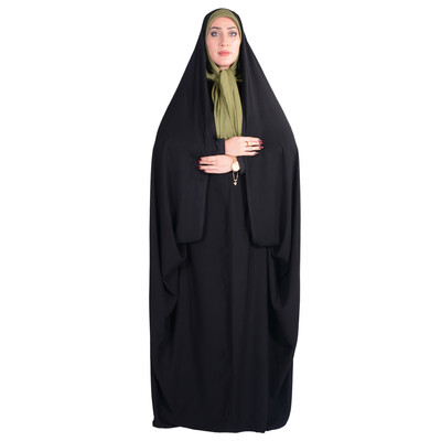 چادر کمری حسنا کرپ کریستال شهر حجاب مدل 8045
