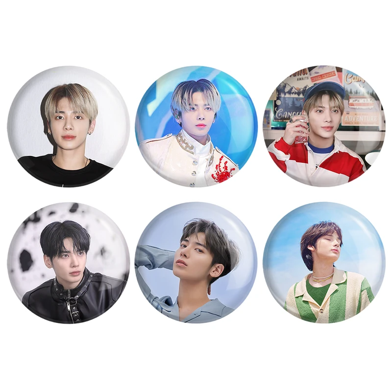 مگنت خندالو طرح تهیون گروه تی اکس تی کد 1173B مجموعه 6 عددی