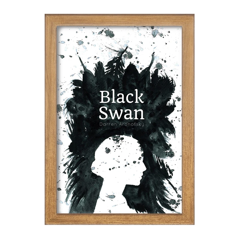 تابلو خندالو مدل قوی سیاه (Black Swan) کد F11337