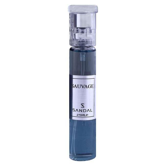 عطر جیبی مردانه صندل مدل SAUVAGE حجم 25 میلی لیتر عطر جیبی مردانه صندل مدل SAUVAGE حجم 25 میلی لیتر