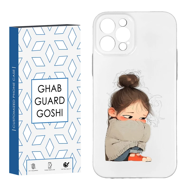 کاور قاب گارد گوشی طرح فانتزی دختر ملوس کد HARD-04 مناسب برای گوشی موبایل اپل IPHONE 12 PRO