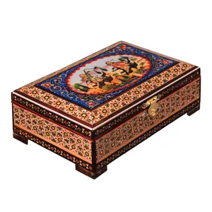 جعبه جواهرات خاتم کاری کد 7-70012