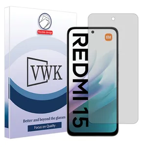 VWK Tough model matte screen protector suitable for Xiaomi Redmi 15 4G mobile phone 
