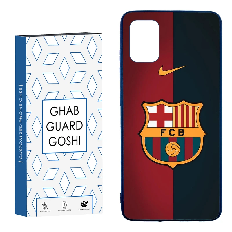 کاور قاب گارد گوشی طرح تیم بارسلونا کد TPU-090 مناسب برای گوشی موبایل سامسونگ  Galaxy A51