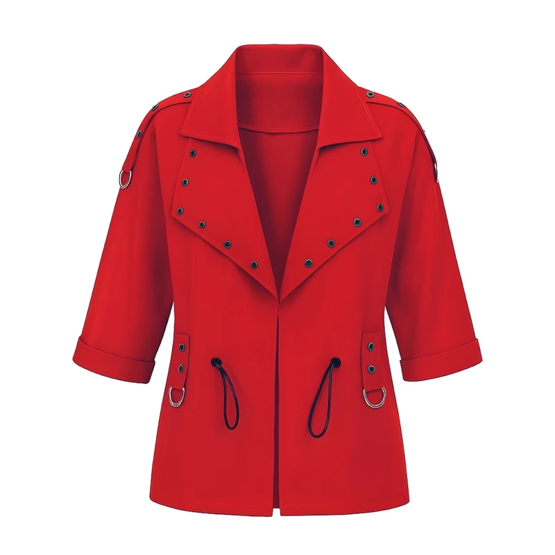 عکس شماره 3 : بارانی زنانه مدل ترنج لیدی کد 2