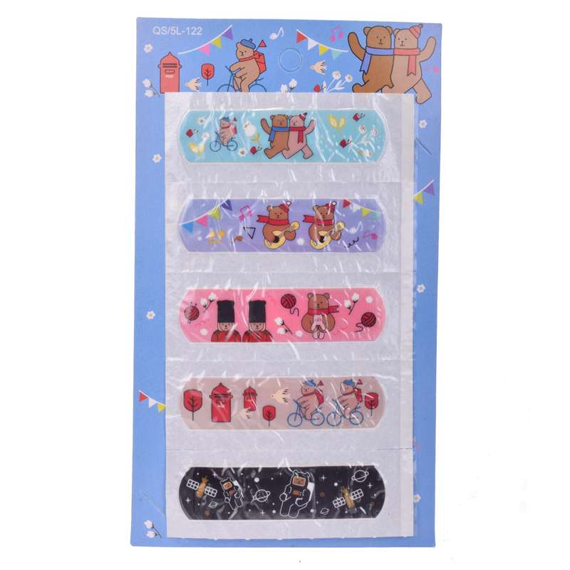 چسب زخم طرح خرس بسته 5 عددی