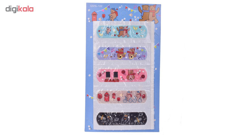 چسب زخم طرح خرس بسته 5 عددی