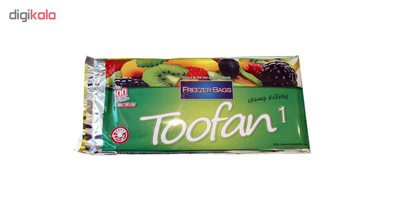 کیسه فریزر طوفان کد CH1 بسته 100 عددی