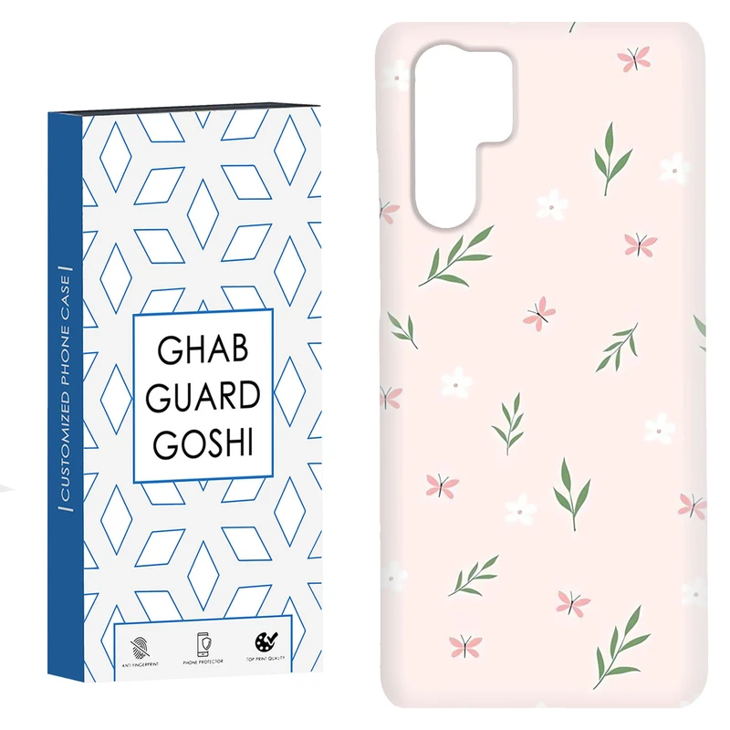 کاور قاب گارد گوشی طرح گل صورتی کد Dimo-056 مناسب برای گوشی موبایل هوآوی P30 Pro