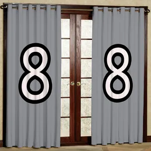 پرده مدل عدد 8 هازان پانچی کد 4022 سایز 140x200 سانتی متر