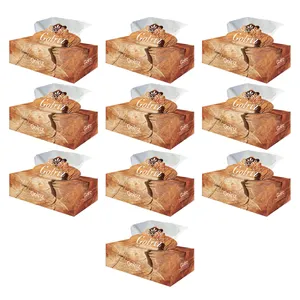 دستمال کاغذی 150 برگ گلریز مدل Wood بسته 10 عددی