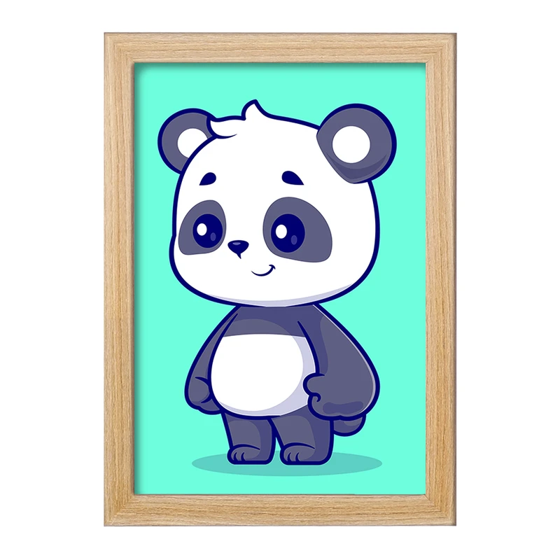 تابلو خندالو مدل حیوانات بامزه پاندا کد 29711