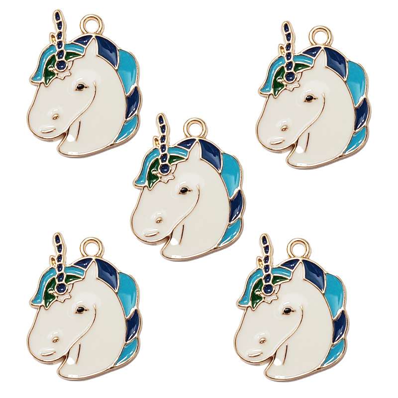 آویز گردنبند دخترانه مدل اسب تک شاخ زیبا کد 71 بسته 5 عددی آویز گردنبند دخترانه مدل اسب تک شاخ زیبا کد 71 بسته 5 عددی