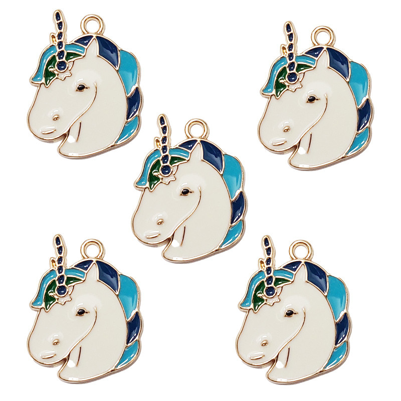 آویز گردنبند دخترانه مدل اسب تک شاخ زیبا کد 71 بسته 5 عددی آویز گردنبند دخترانه مدل اسب تک شاخ زیبا کد 71 بسته 5 عددی