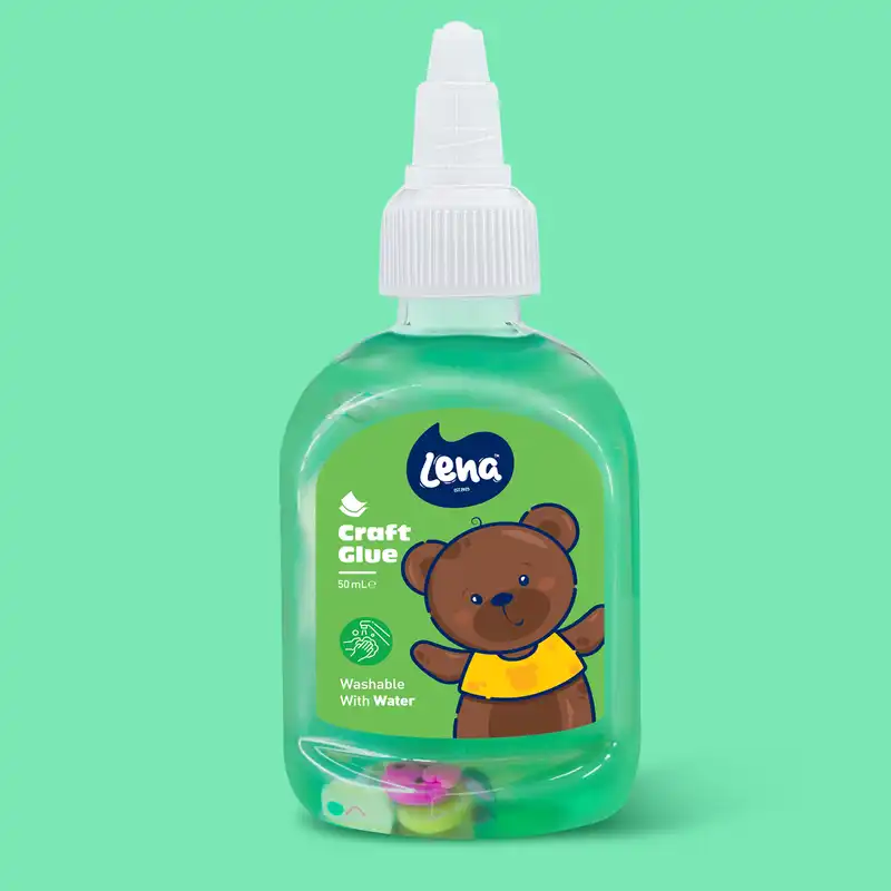 چسب مایع لنا مدل بیلی و تدی بسته 2 عددی