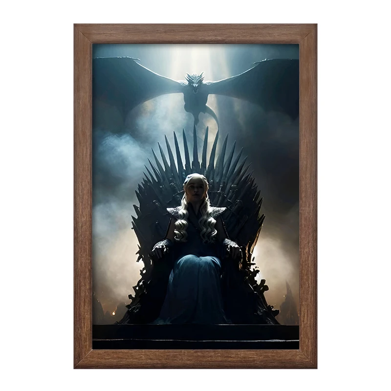 تابلو خندالو طرح بازی تاج و تخت (Game Of Thrones) کد F10157