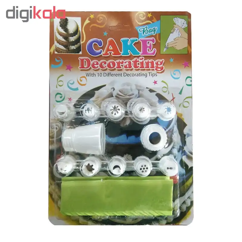 مجموعه 13 عددی لوازم تزئین کیک مدل Cake Decorating