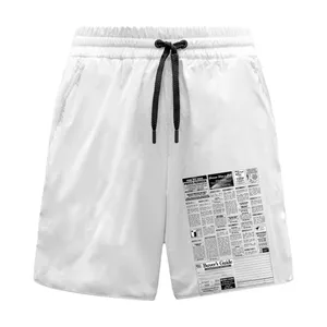 شلوارک مردانه مدل روزنامه کد E556