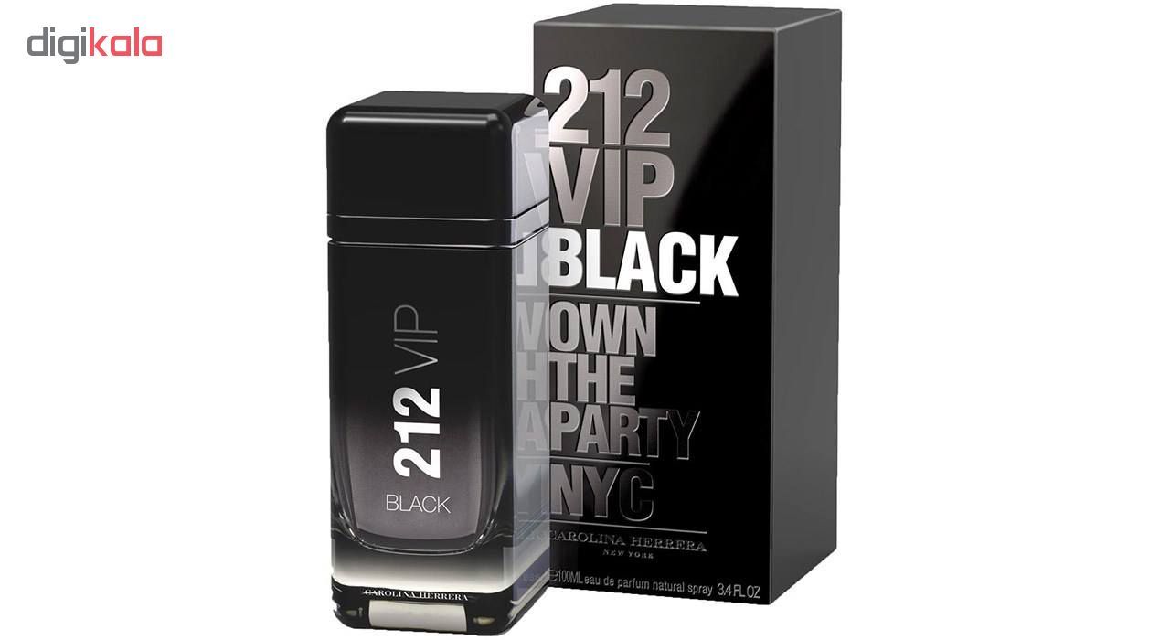 ادو پرفیوم مردانه کارولینا هررا مدل 212VIP Black حجم 100 میلی لیتر -  - 7
