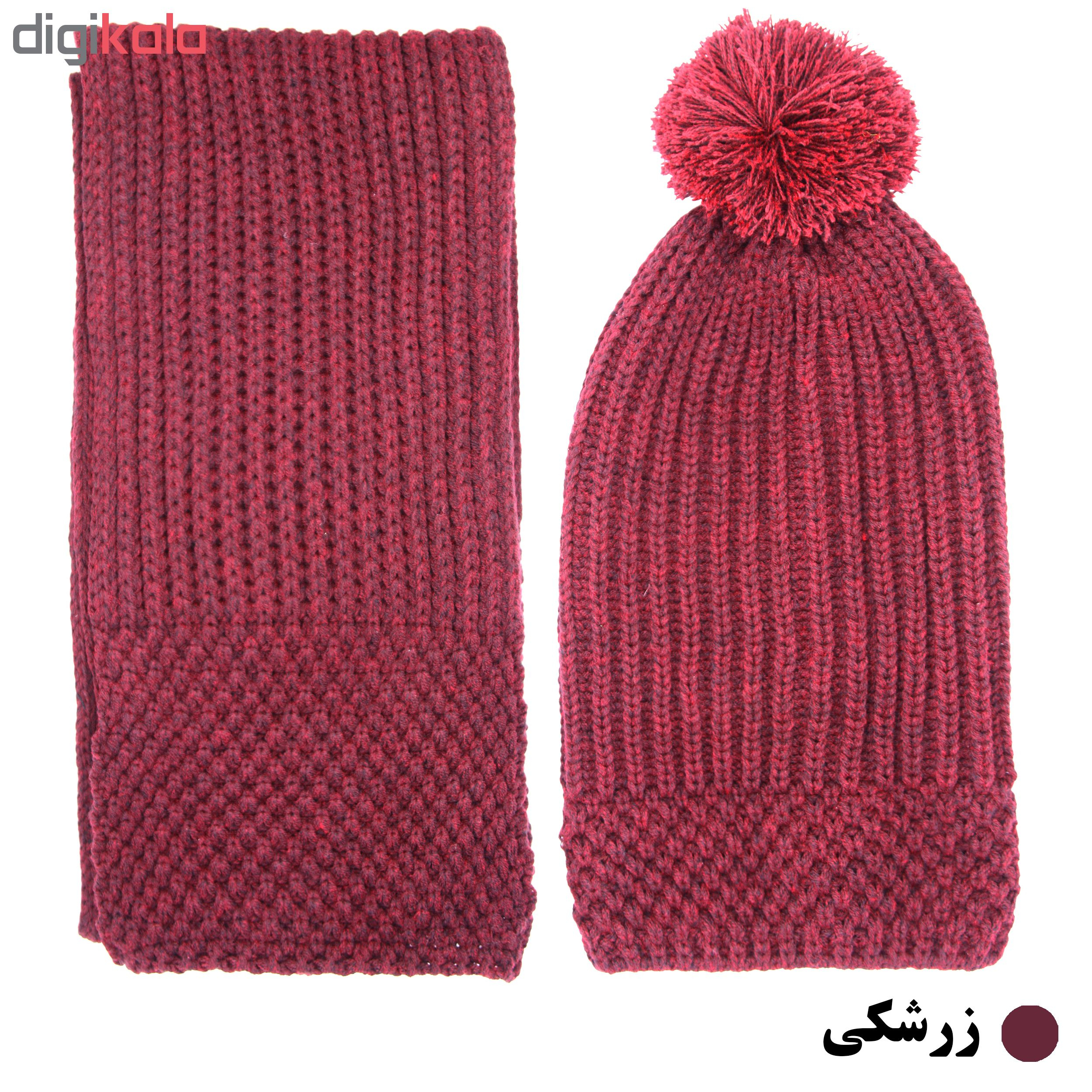 ست کلاه و شال گردن زنانه مدل Z8320