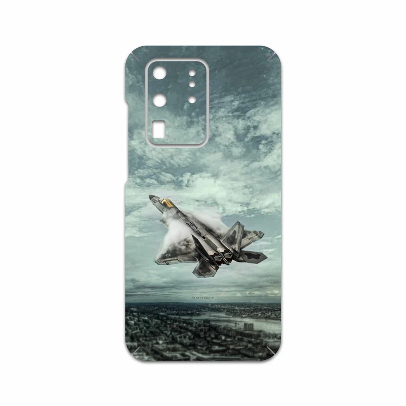 برچسب پوششی ماهوت مدل F-22 Raptor مناسب برای گوشی موبایل سامسونگ Galaxy S20 Ultra
