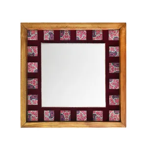 آینه چوبی مدل دکوراتیو کد HLN-33