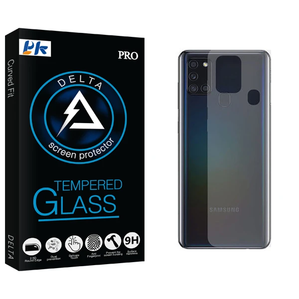 محافظ پشت گوشی پی کی مدل Delta Glass مناسب برای گوشی موبایل سامسونگ Galaxy A21s