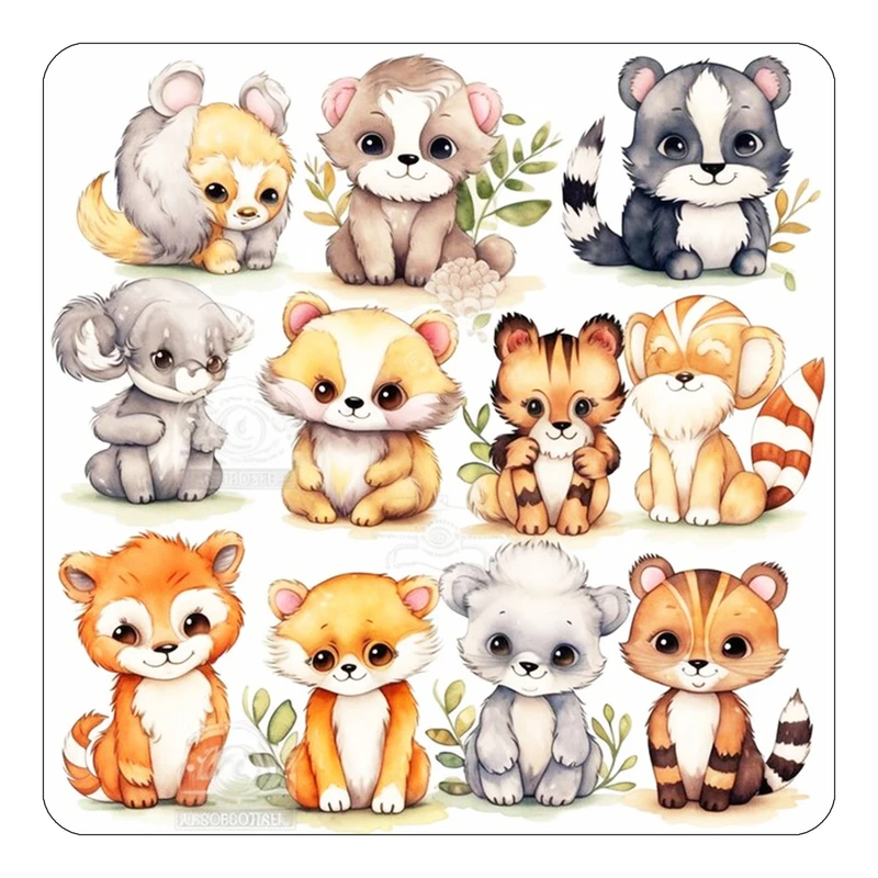 مگنت کاکتی طرح حیوانات کارتونی مدل mp28826