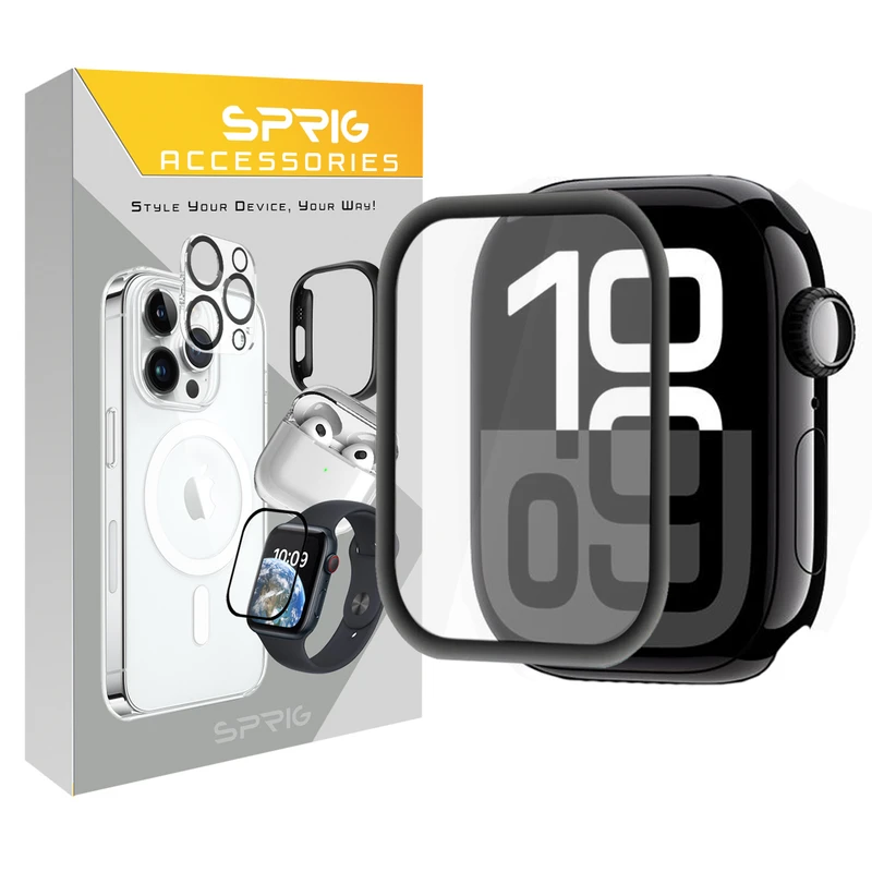 محافظ صفحه نمایش اسپریگ مدل Pmma-SPG مناسب برای اپل واچ Series 10 42mm