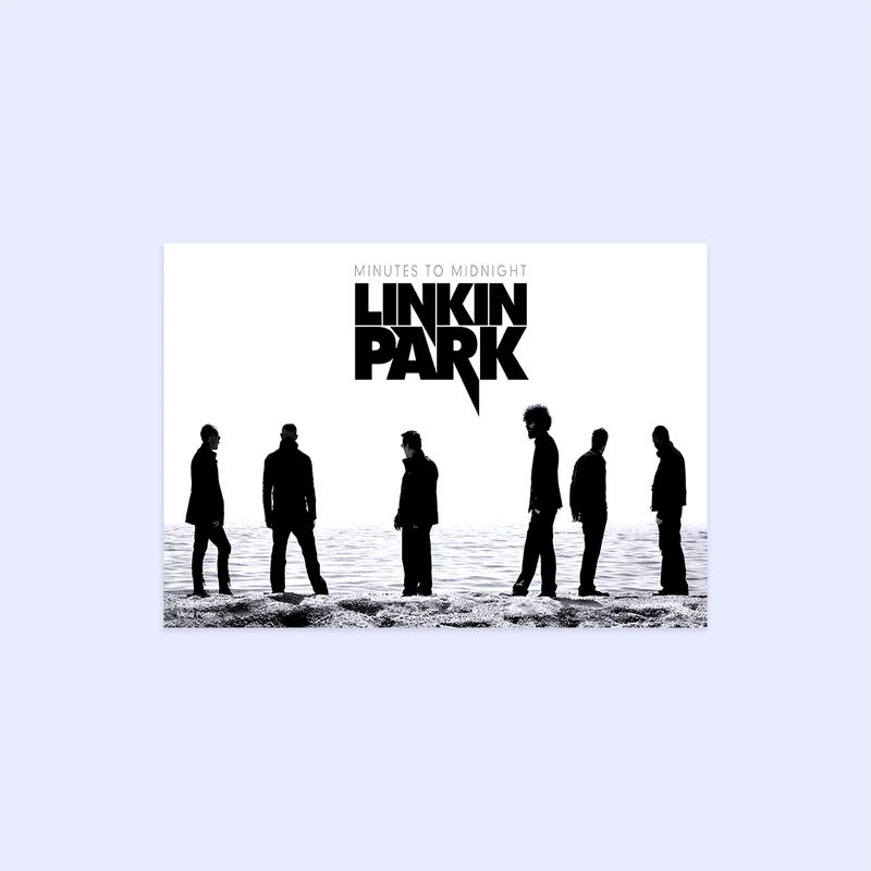 پوستر هومرو مدل فلزی طرح موسیقی Linkin Park کد PS1473