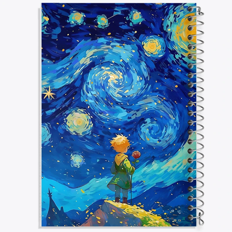 دفتر مشق 100 برگ خندالو طرح شازده کوچولو کد N3812