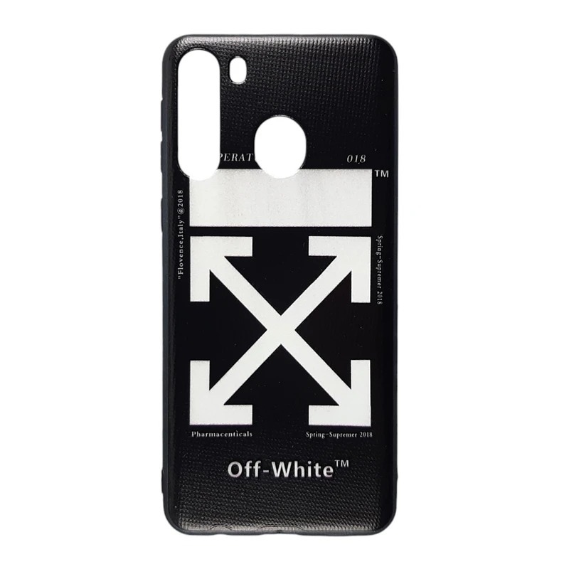 کاور مدل Off White مناسب برای گوشی موبایل سامسونگ Galaxy A21  